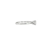 14k White Gold 0.20 ctw Solitaire Diamond Engagement Ring