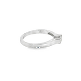 14k White Gold 0.25 ctw Cathedral Diamond Engagement Ring