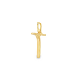 14k Yellow Gold 0.03 ctw Cross Diamond Pendant