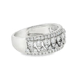 14k White Gold 1.08 ctw Vintage Inspired Women's Diamond Ring