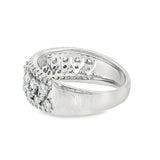 14k White Gold 1.08 ctw Vintage Inspired Women's Diamond Ring