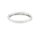 14k White Gold 0.25 ctw Free Form Women's Diamond Ring