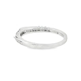 14k White Gold 0.25 ctw Free Form Women's Diamond Ring