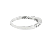 14k White Gold 0.25 ctw Free Form Women's Diamond Ring