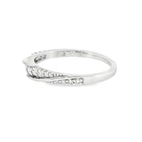 14k White Gold 0.25 ctw Free Form Women's Diamond Ring