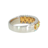 14k Two-tone 1.64 ctw Multi-Stone Women's Diamond Ring