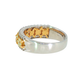 14k Two-tone 1.64 ctw Multi-Stone Women's Diamond Ring