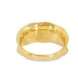 14k Yellow Gold 0.40 ctw Organic Women's Diamond Ring