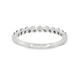 14k White Gold 0.50 ctw Shared Prong Diamond Band