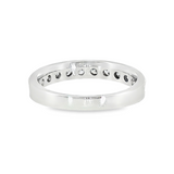 14k White Gold 0.75 ctw Channel Set Diamond Band
