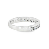 14k White Gold 0.75 ctw Channel Set Diamond Band