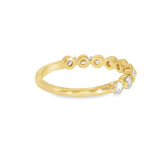 14k Yellow Gold 0.70 ctw Shared Prong Diamond Band