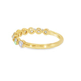 14k Yellow Gold 0.70 ctw Shared Prong Diamond Band