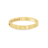 14k Yellow Gold 0.10 ctw Channel Set Diamond Band