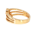 14k Yellow Gold 0.24 ctw 3 Stone Women's Diamond Ring