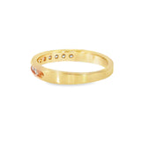 14k Yellow Gold 0.30 ctw Channel Set Diamond Band