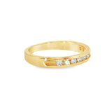 14k Yellow Gold 0.30 ctw Channel Set Diamond Band