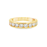 14k Yellow Gold 1.00 ctw Channel Set Diamond Band