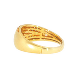 14k Yellow Gold 0.50 ctw Dome Women's Diamond Ring