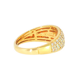 14k Yellow Gold 0.50 ctw Dome Women's Diamond Ring