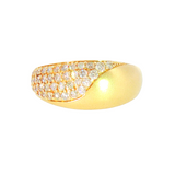 14k Yellow Gold 0.50 ctw Dome Women's Diamond Ring
