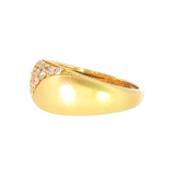 14k Yellow Gold 0.50 ctw Dome Women's Diamond Ring
