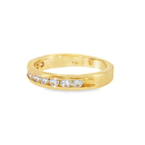 14k Yellow Gold 0.50 ctw Channel Set Diamond Band