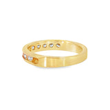 14k Yellow Gold 0.50 ctw Channel Set Diamond Band