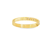 14k Yellow Gold 0.25 ctw Channel Set Diamond Band