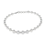 14k White Gold 0.70 ctw Bezel Set Diamond Bracelet