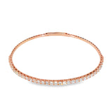 14k Rose Gold 2.97 ctw Bangle Diamond Bracelet