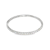 14k White Gold 6.00 ctw Bangle Diamond Bracelet