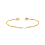 14k Yellow Gold 0.25 ctw Bangle Diamond Bracelet