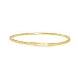14k Yellow Gold 0.95 ctw Bangle Diamond Bracelet