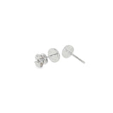 14k White Gold 0.19 ctw Multi-Stone Diamond Earrings
