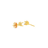 14k Yellow Gold 0.50 ctw Stud Diamond Earrings