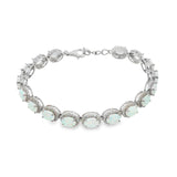 Sterling Silver Opal Bracelet