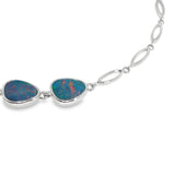 Sterling Silver Opal Bracelet