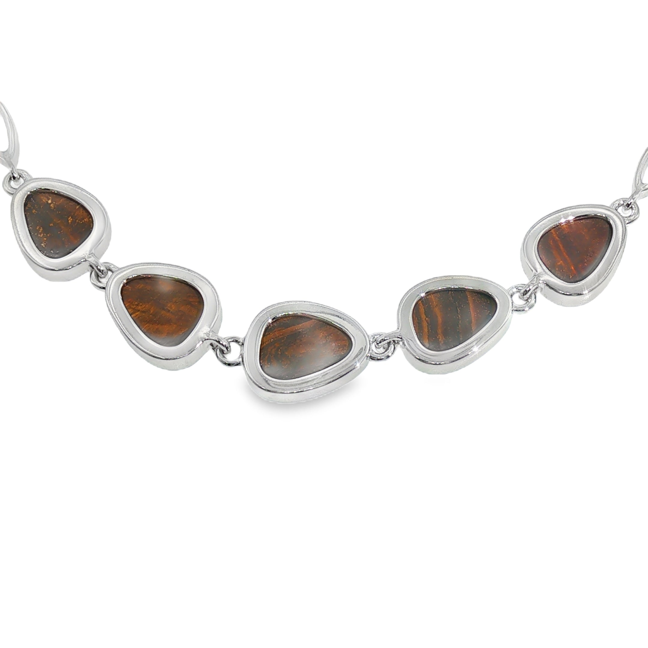 Sterling Silver Opal Bracelet