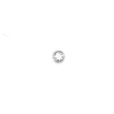 14k White Gold 0.49 ctw Solitaire Diamond Pendant