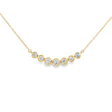 14k Yellow Gold 0.50 ctw Bezel Diamond Pendant