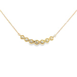 14k Yellow Gold 0.50 ctw Bezel Diamond Pendant