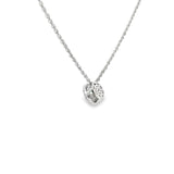 14k White Gold 0.25 ctw Multi-Stone Diamond Necklace