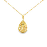 14k Yellow Gold 0.50 ctw Drop Diamond Necklace