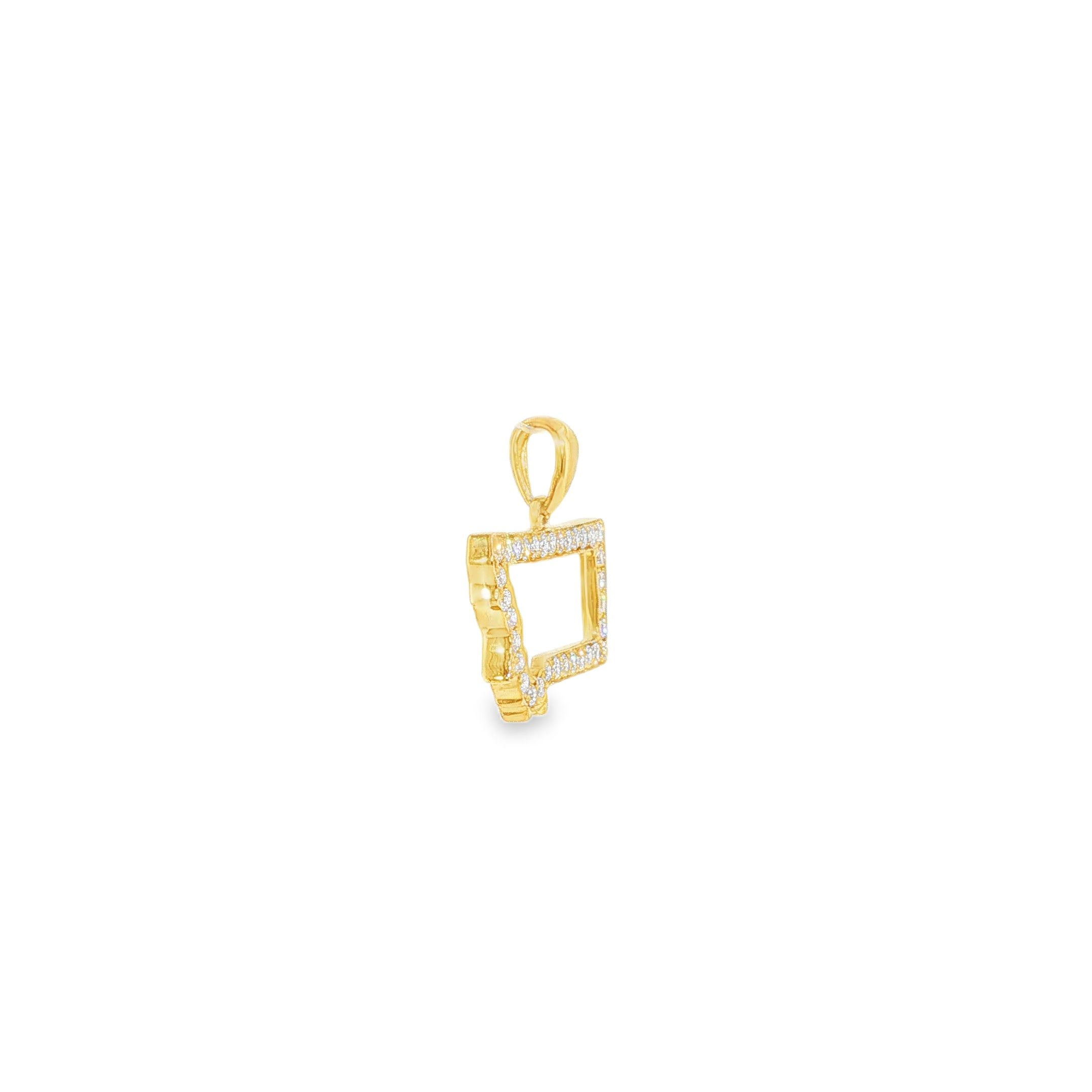 14k Yellow Gold 0.25 ctw Montana Diamond Pendant
