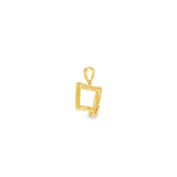 14k Yellow Gold 0.25 ctw Montana Diamond Pendant