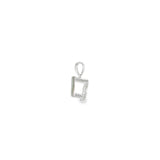 14k White Gold 0.15 ctw Montana Diamond Pendant