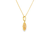 14k Yellow Gold 0.28 ctw Vintage Inspired Diamond Necklace
