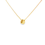 14k Yellow Gold 0.20 ctw Solitaire Diamond Pendant