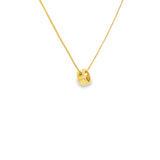14k Yellow Gold 0.20 ctw Solitaire Diamond Pendant